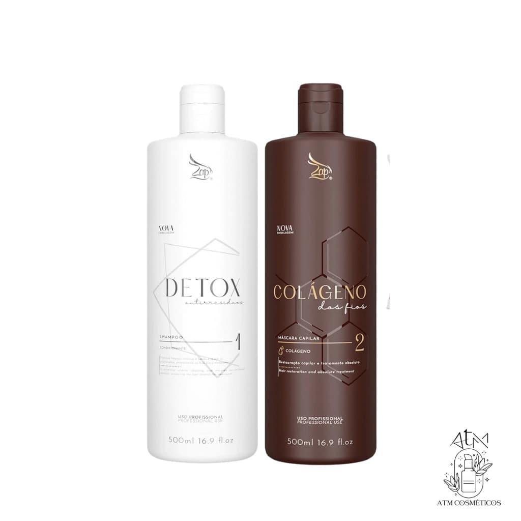 Kit Progressiva Zap Colageno dos Fios - 2x480ml