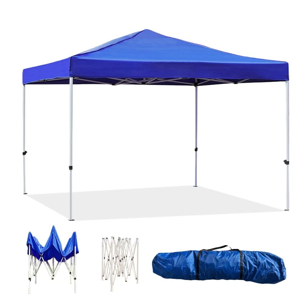 Tenda 3X3M GRANDE Cabana Gazebo Alumínio Dobrável Bolsa Transporte Praia 3x3x2,5m