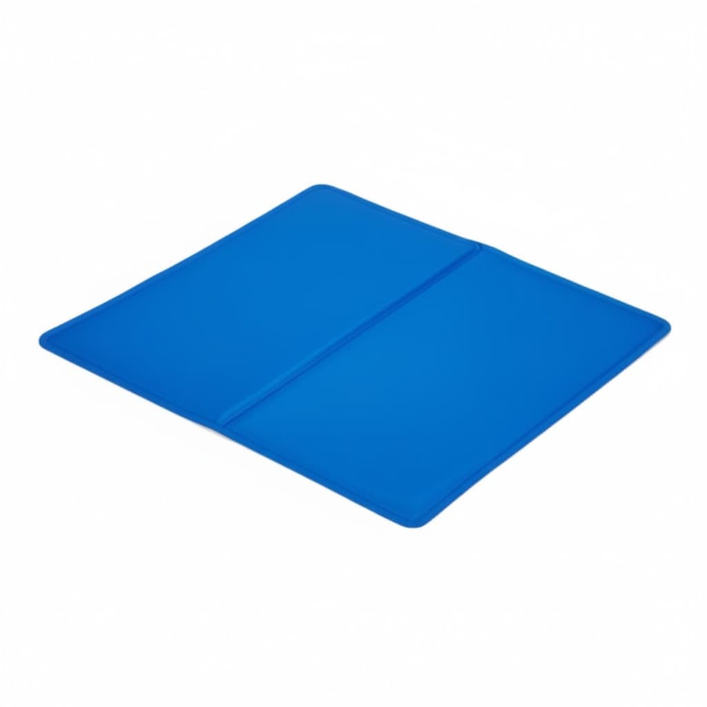 Kit 2 Tapete Gelado Refrescante 30x40 Tamanho P Azul Cães