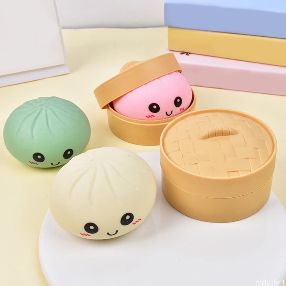 Dumpling Squishies Toy Brinquedo De Descompressão Ultramacio Para Adultos E Crianças