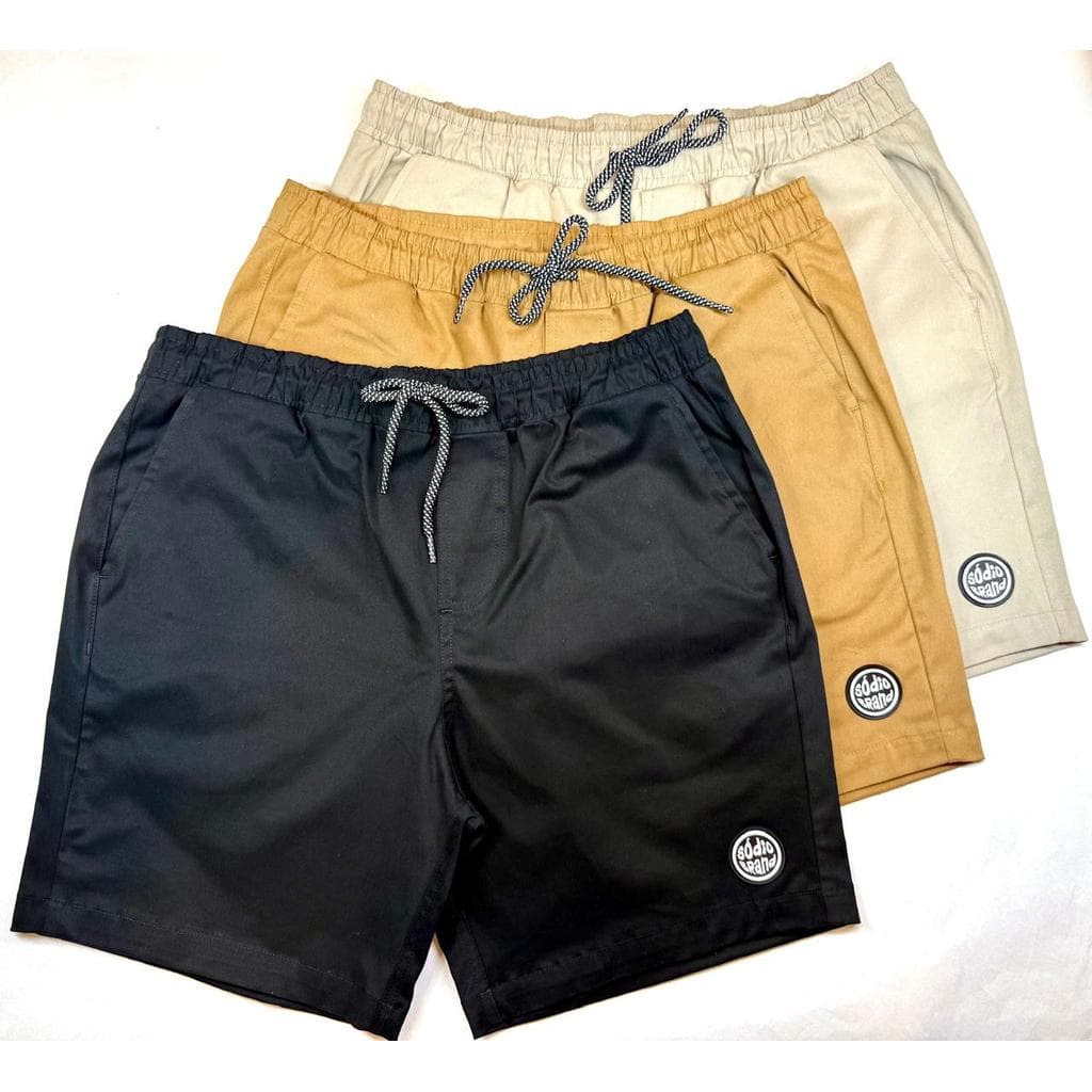 Bermuda Sarja Masculina Peletizada 98% Algodão 2% Elastano Shorts Casual Confortável