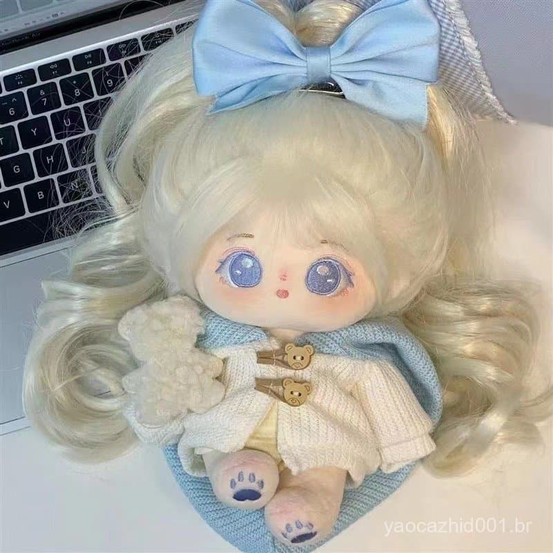 Boneca de Algodão de 20cm Sem Neve Sem Atributo Boneca de Vestir Brinquedo Presente de Aniversário para Amigos