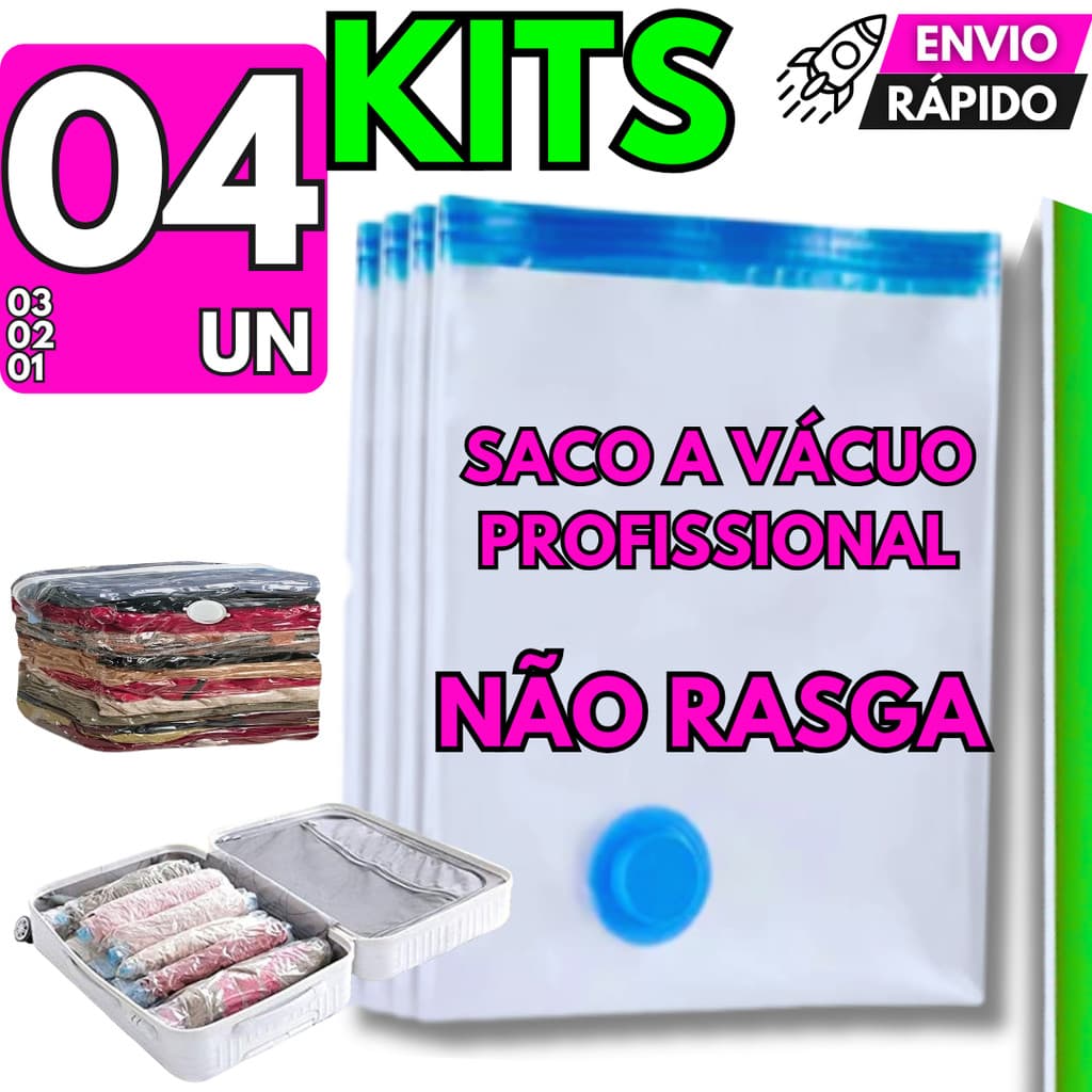 4/3/2/1 Saco a Vácuo Viagem Economia de Espaço Roupas Organizador Cobertor Toalha Edredom