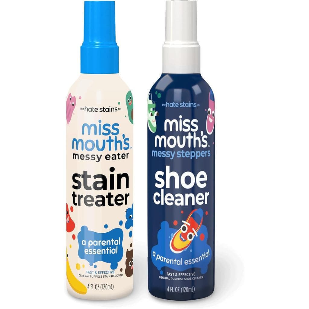 01UP Miss Mouth's Comedor Bagunçado Stain Treater E Steppers Limpador de Sapatos Magic Duo-Removedor de Manchas para Rou