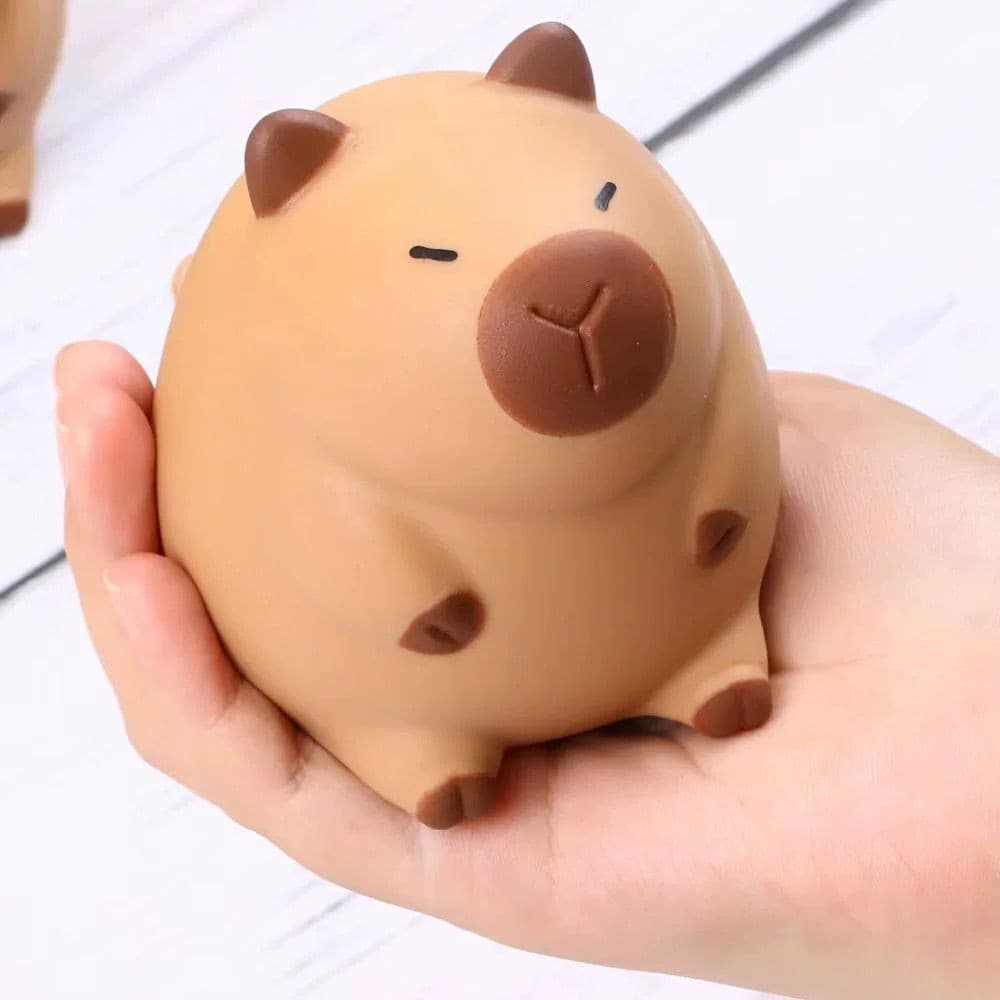 Brinquedo de Capivara Antiestresse - Squishy Macio e Elástico Puxa e Estica Ideal para Alívio do Estresse