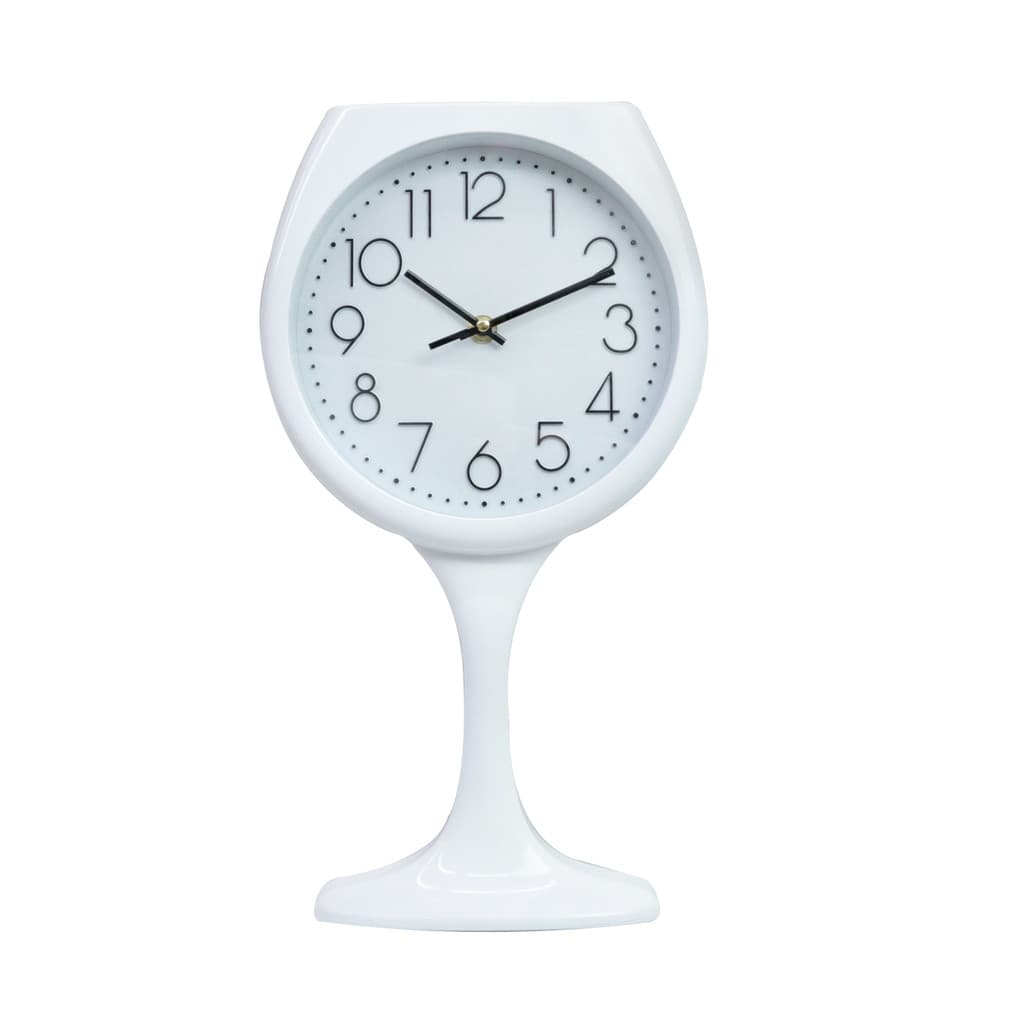 Relógio de Parede com Design Taça em Plástico 39cm