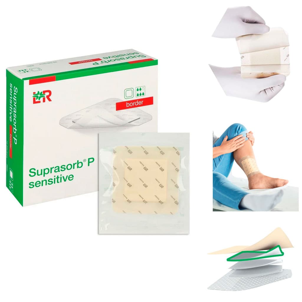Curativo Suprasorb P Sensitive Silicone Espuma 15x15cm