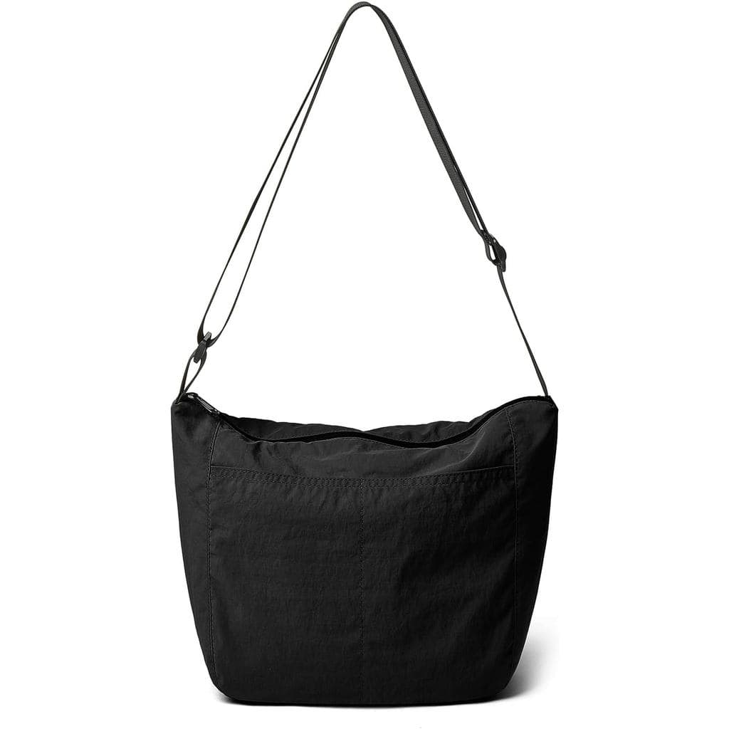 Bolsa Transversal Leve de Nylon Unissex Casual Impermeável com Alça Larga Ajustável