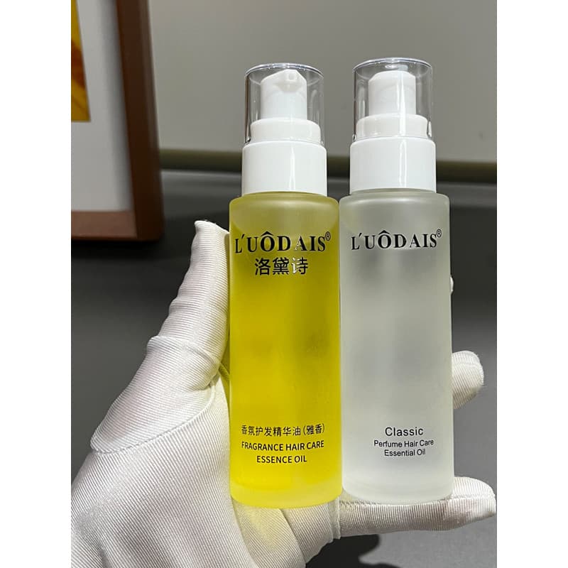 Lodice fragrância cuidados com o cabelo óleo essencial feminino Curling alisamento melhorando o Frizz seco sem enxágue m