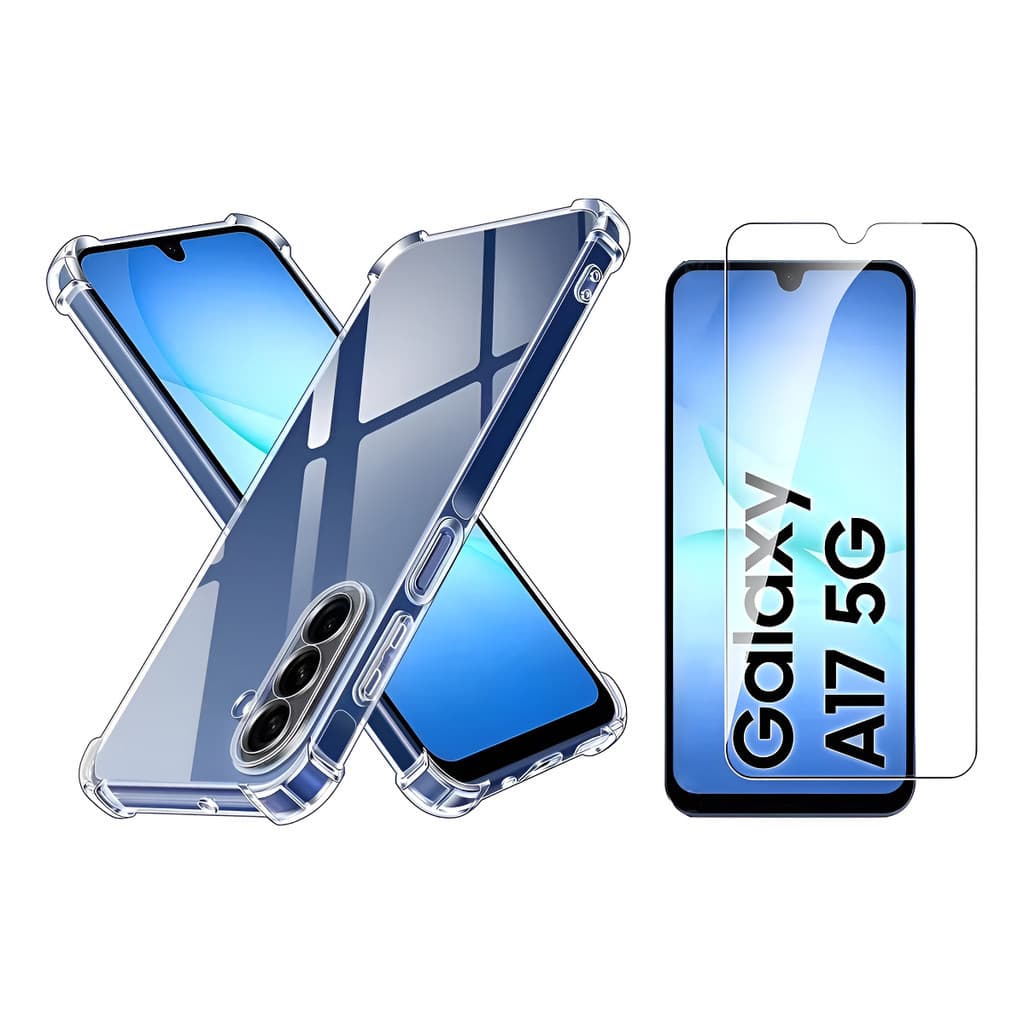 Capa Capinha Anti Impacto Para Galaxy A17 +Película 3D Vidro Temperado ótima qualidade