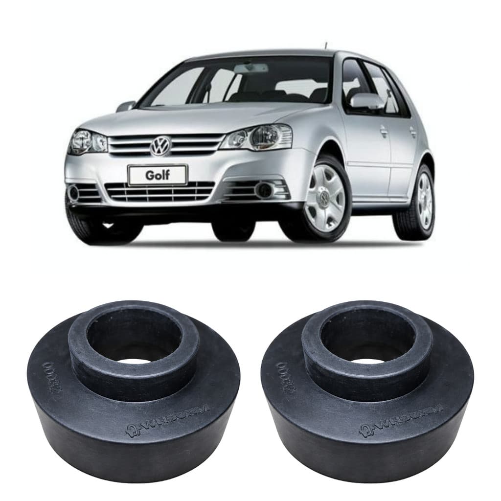 Par Calço Mola Traseiro 33mm Volkswagen Golf Todos