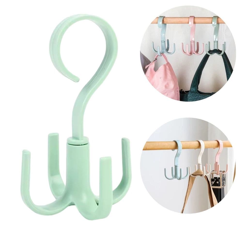 Gancho Cabide Organizador Giratório 360 Cabide Multiuso Para Armário Closet