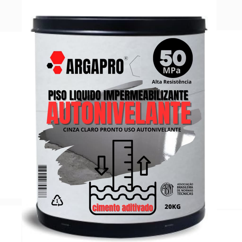 Autonivelante espeçial impermeabilizante (PISO LIQUIDO )kit 20kg ARGAPRO
