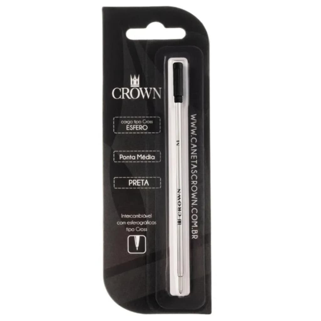 CARGA ESF CS/ C/1 BLISTADA CROWN CA12009P - PRETO