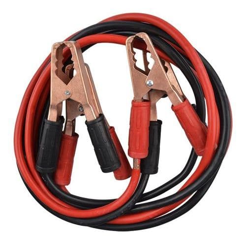 Kit 2 Cabos Chupeta Recarga Bateria Automotiva 300 Amp 22 Metros Potente