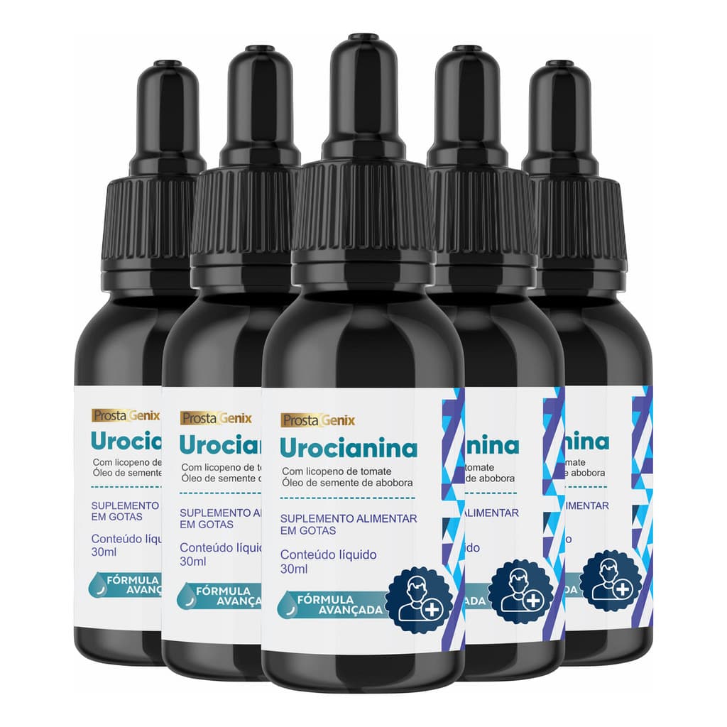 5x Urocianina Gotas Original 30ml Loja Oficial Envio Imediato