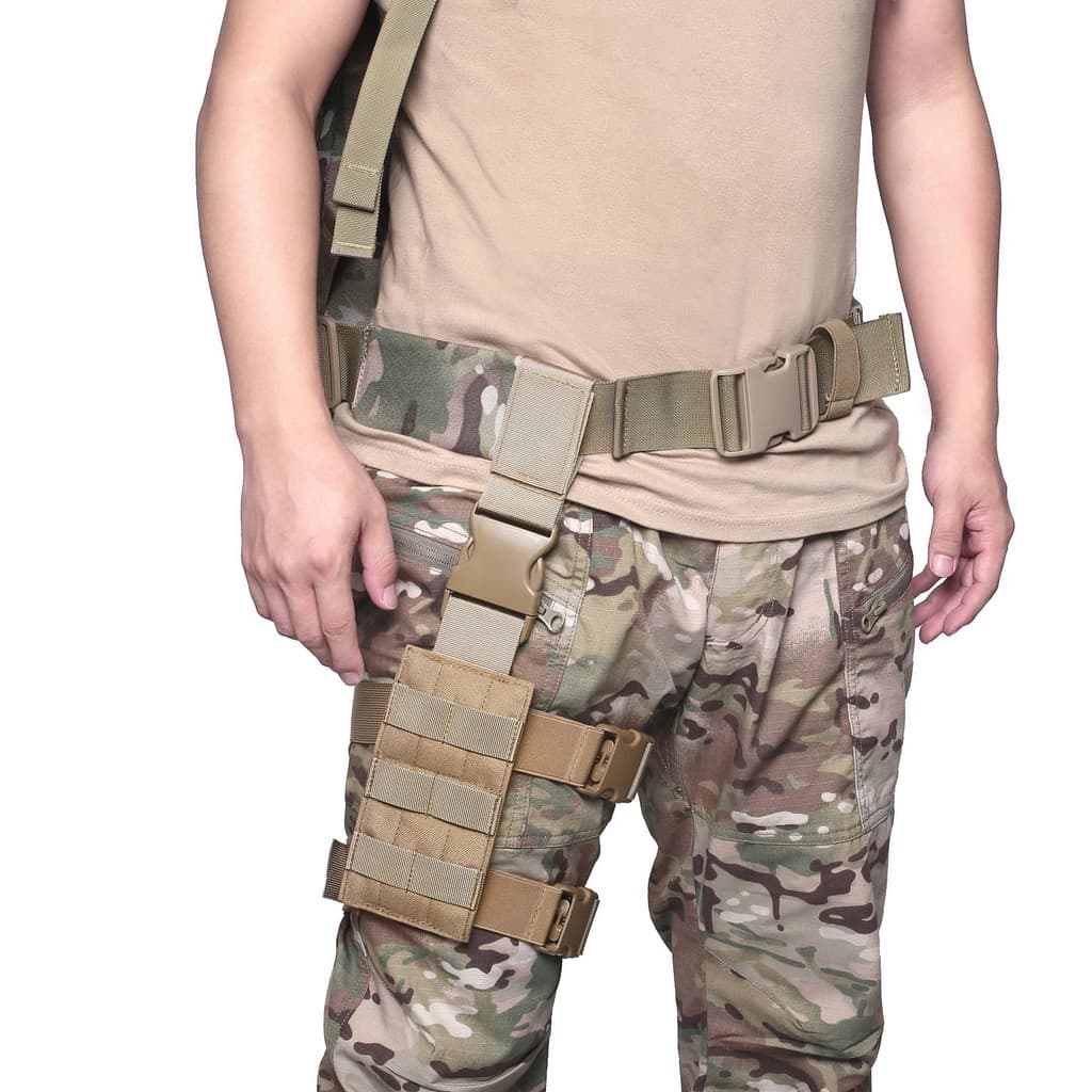 Tático multifuncional perna pendurado sistema Molle perna saco esportes ao ar livre Leggings cintura saco Cross-Border r