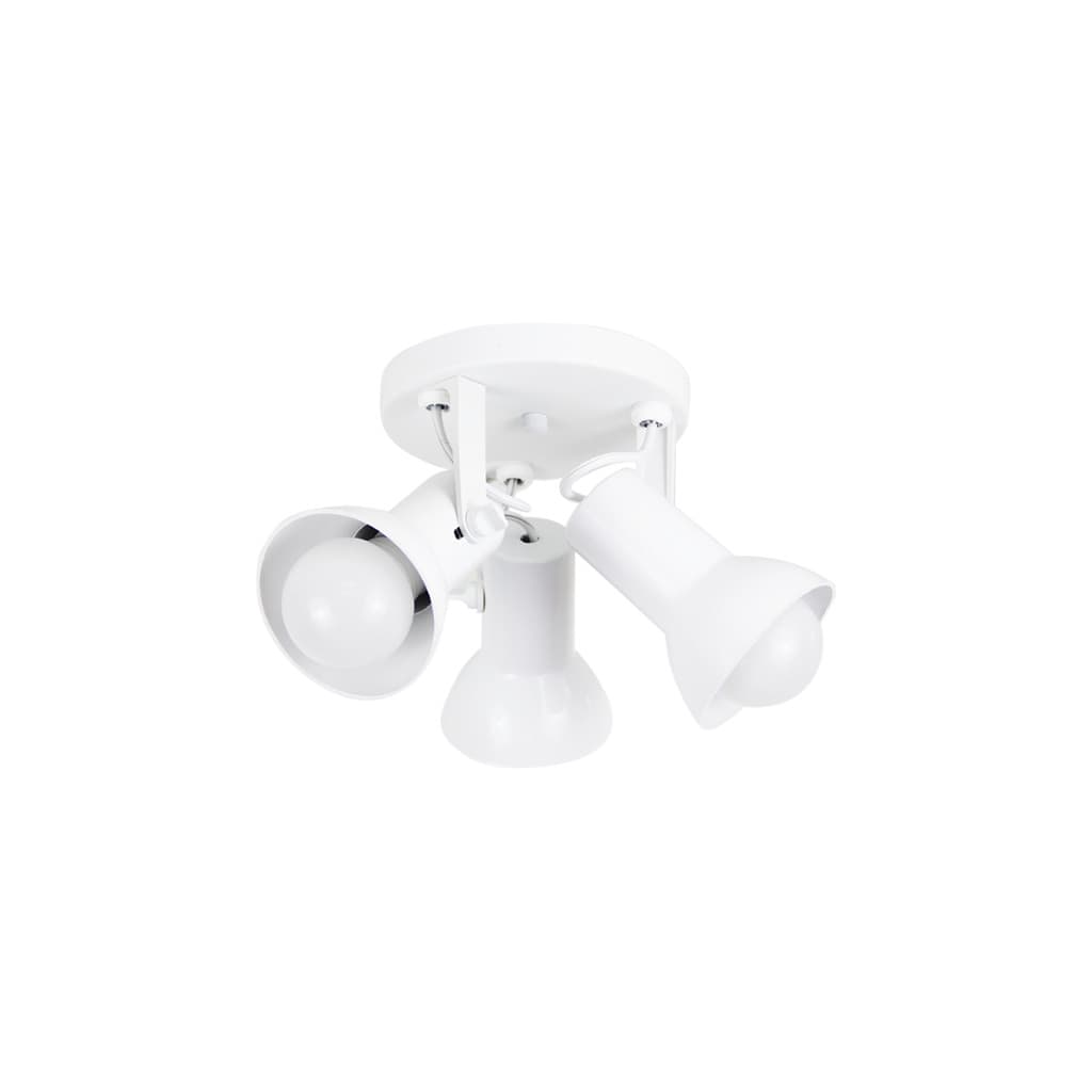 Luminaria de Teto Spot de Sobrepor Triplo 3 Lampadas para Iluminação branco