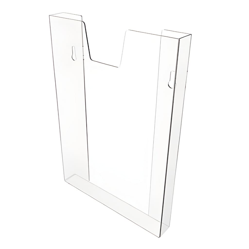 Display Porta Folha Prontuário De Parede A4 Acrílico Ps