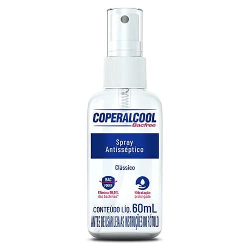 Spray Antisséptico Higienizador De Mãos Bacfree Classico