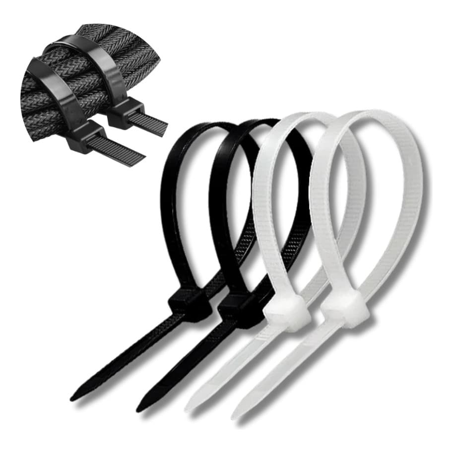 Kit 100 Abraçadeira Nylon Enforca Gato 2.5x100mm Resistente