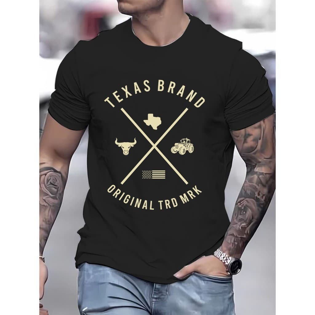 Camisa Masculino Unissex Camiseta country t-shirt  "Texas Brand"