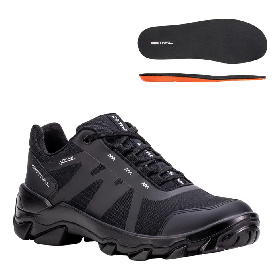 Sapato De Segurança All Black Hybrid Estival Pvc Ca 47823 - HB60001S1AB