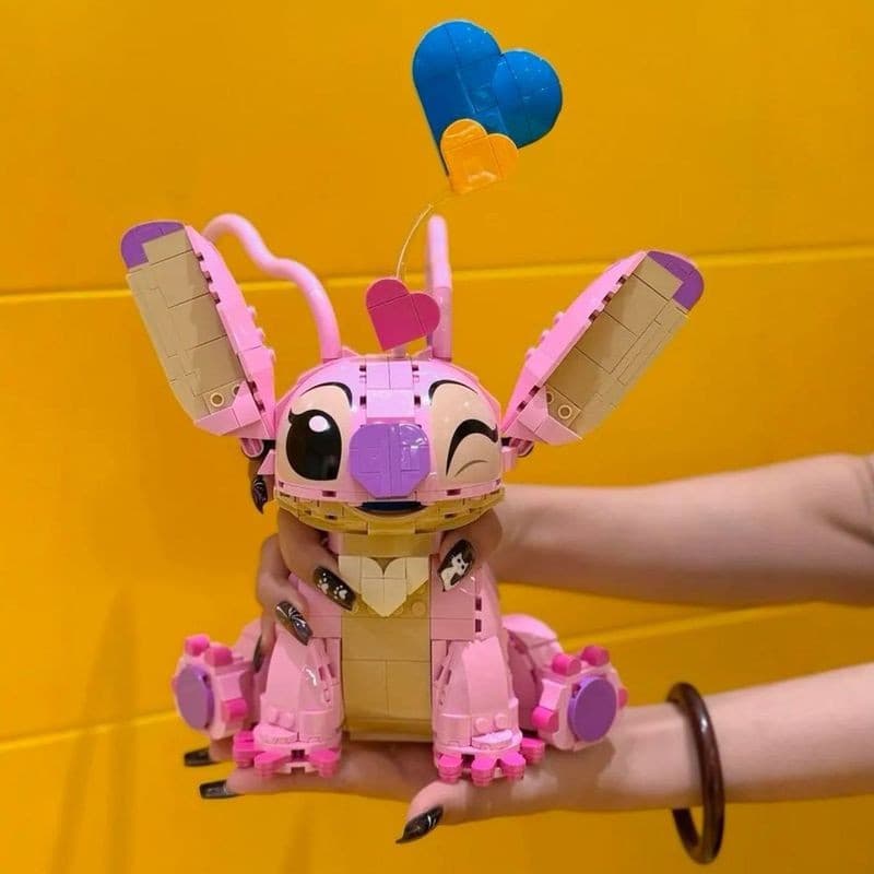 [Estoque Pronto] 784 PCS Bloco De Construção Montado Brinquedo De Anjo Compatível Com Stitch Disney 43257