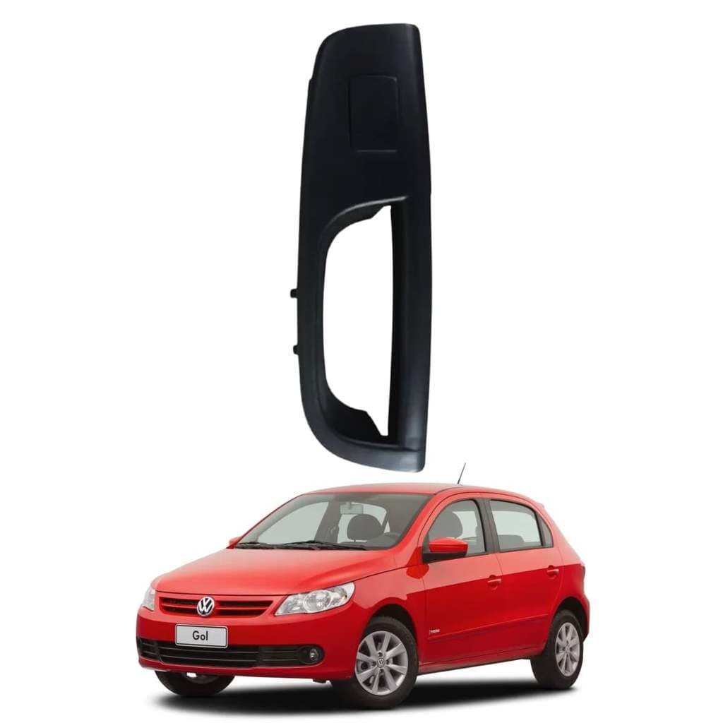 Puxador Traseiro Gol Voyage G5 G6 G7 2009 a 2018 Esquerdo Preto Sem Vidro