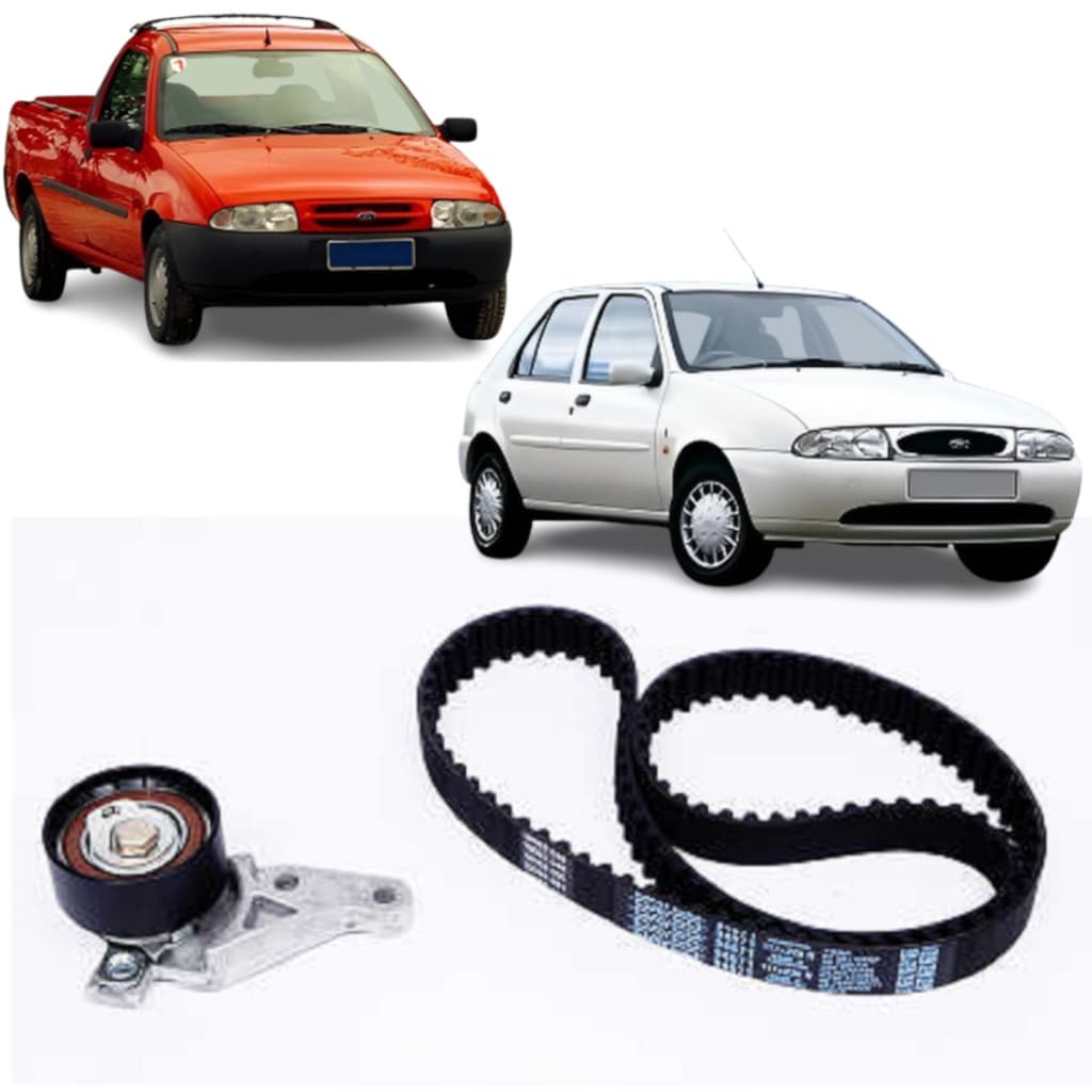 Kit Correia Dentada Fiesta Courier 1.4 16V 1997 Em Diante