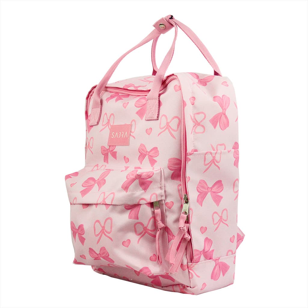 Mochila Viagem Lacinho Feminina Sabra Reforçada Mochila Costas Escolar Bolsos