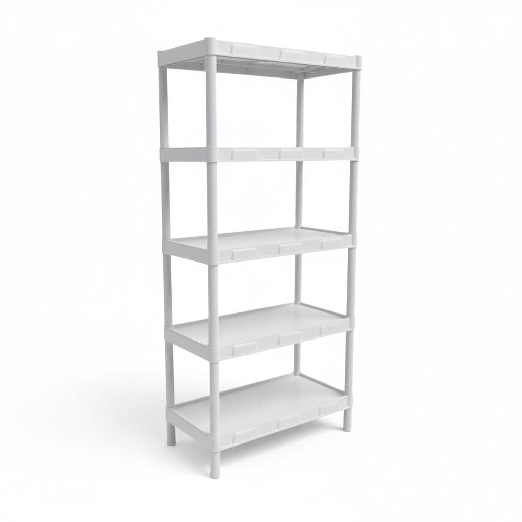 Estante Modular com 5 Prateleiras Cor Branco Organização Multi Uso Quarto Infantil