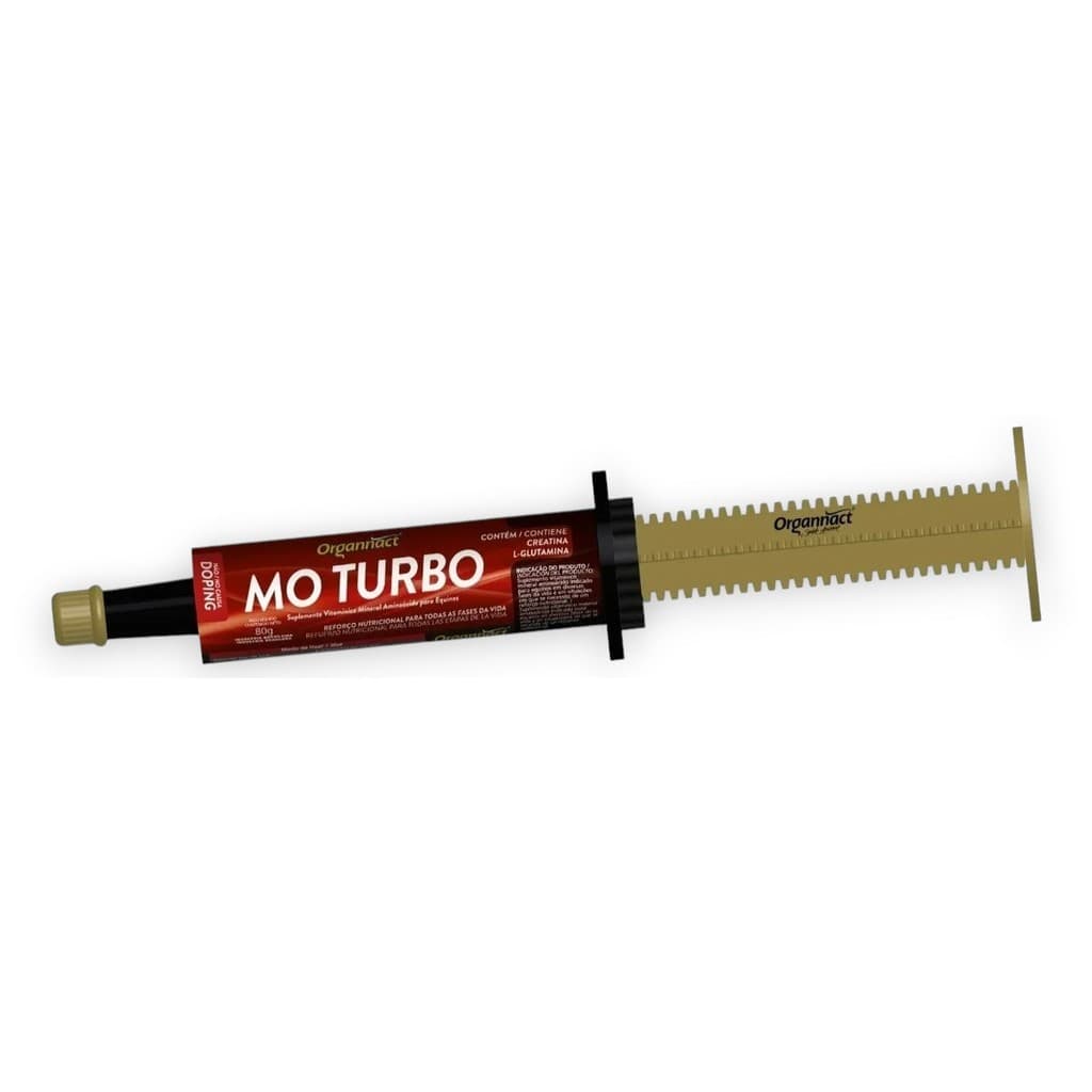 MO Turbo Seringa 56ml Organnact Suplemento Veterinário