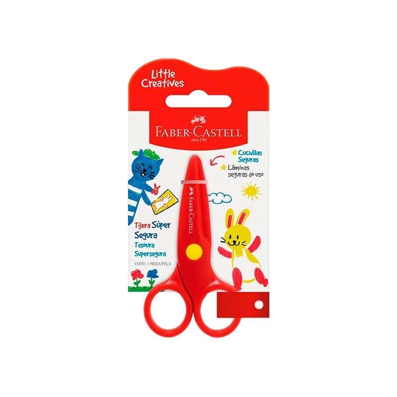 Tesoura Escolar Faber Castell Little Creatives