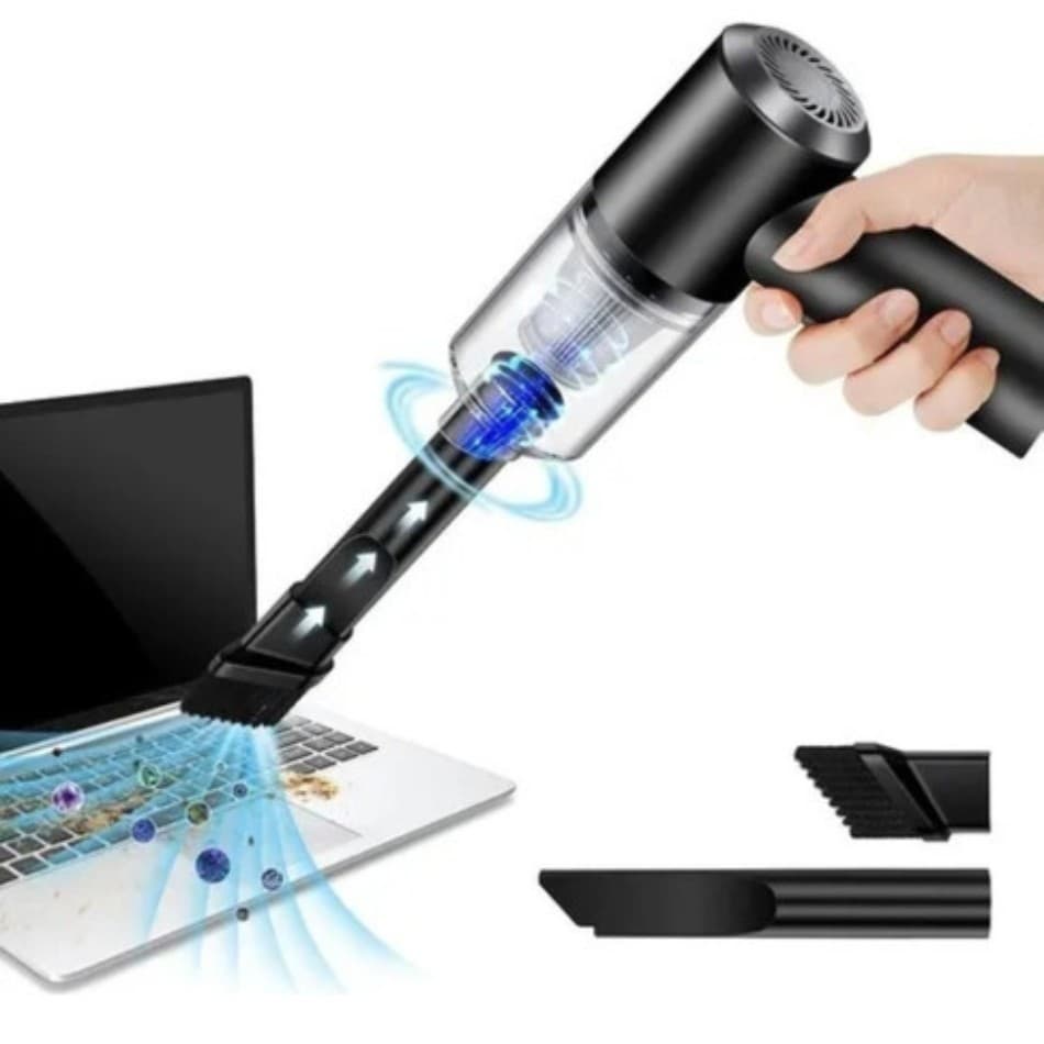 Mini Aspirador Automotivo Portátil Potente Recarregável Premium Bivolt