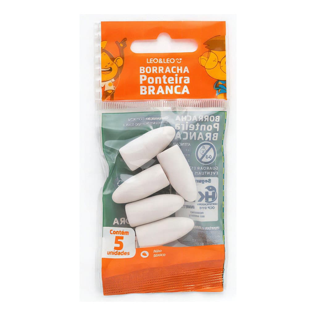 Borracha de apagar Leo & Leo Borracha Ponteira moldável em kit de 5u