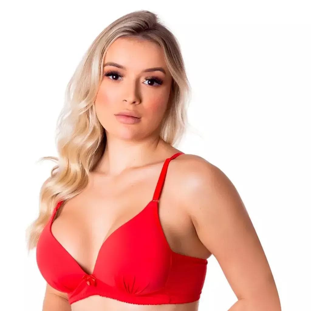 Sutiã Feminino Plus Size Sem Aro Reforçado com Sustentação Confortável