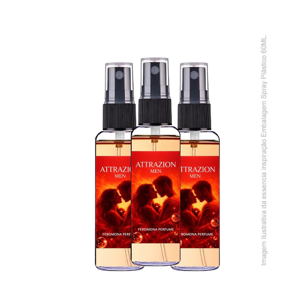 KIT COM 3 OU APENAS 1 PERFUME MASCULINOS IMPORTADO PREMIUM COM Feromônios Ativados)