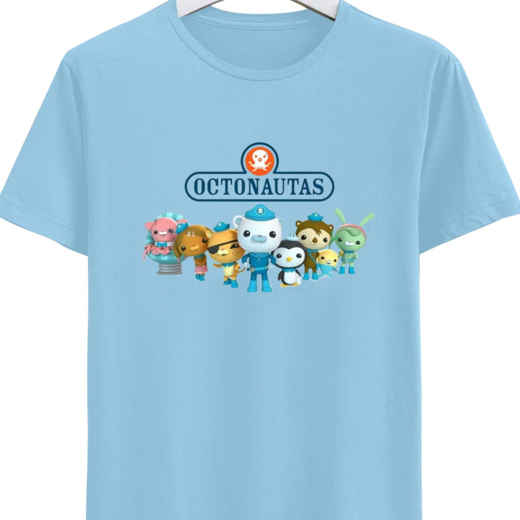 Camisa, Camiseta Infantil, Octonautas, 100% Algodão, Envio Rapido