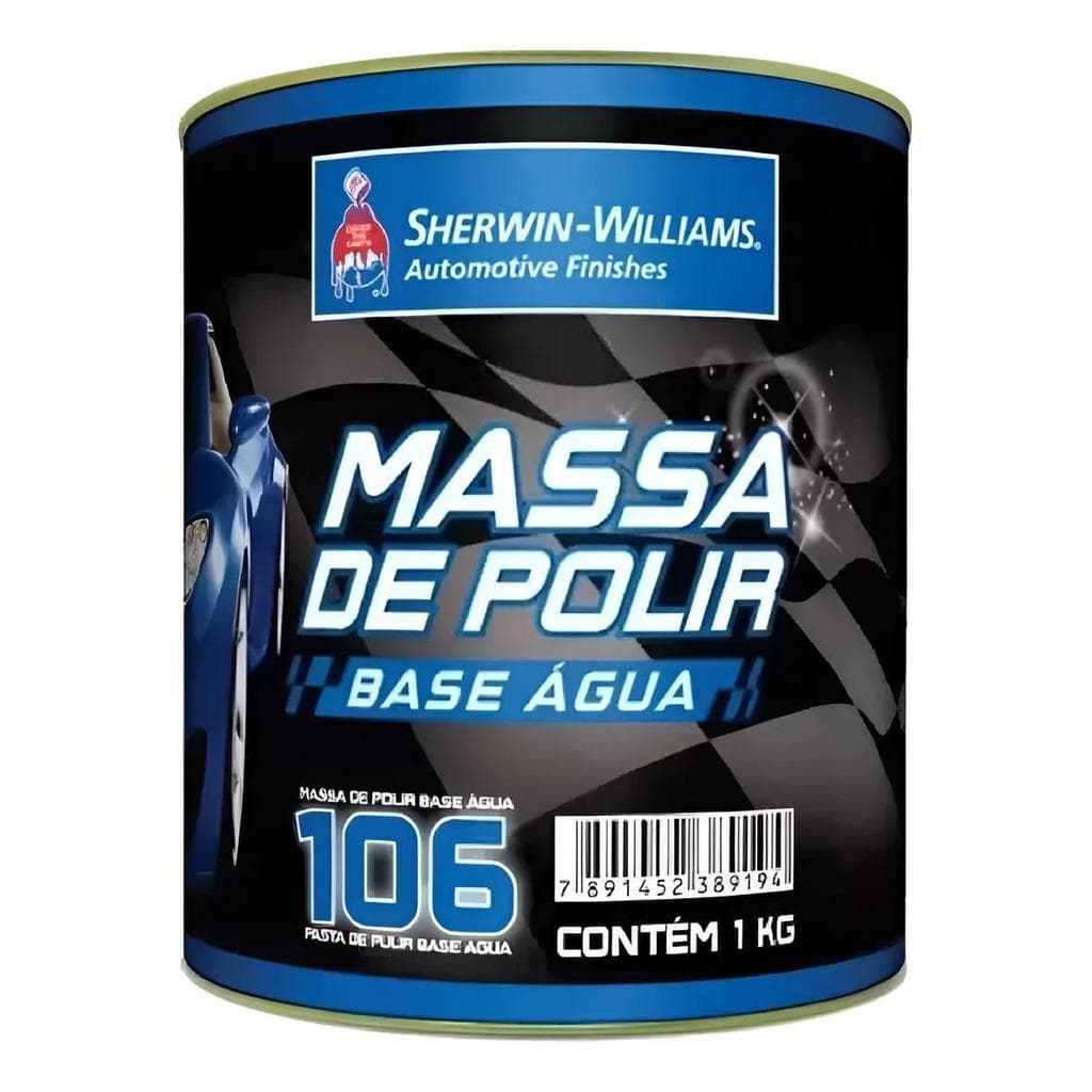 Massa De Polir N2 Base Água 1kg Sherwin Williams Automotiva