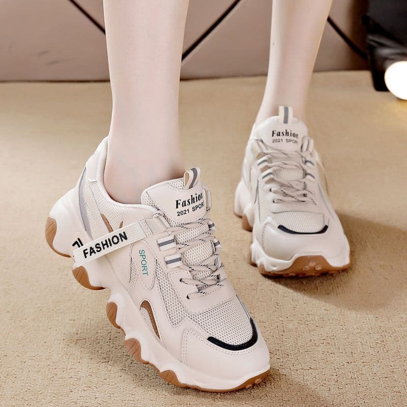2023 primavera novo estilo meninas sapatos esportivos versão coreana na moda sapatos casuais moda All-Match sapatos de v