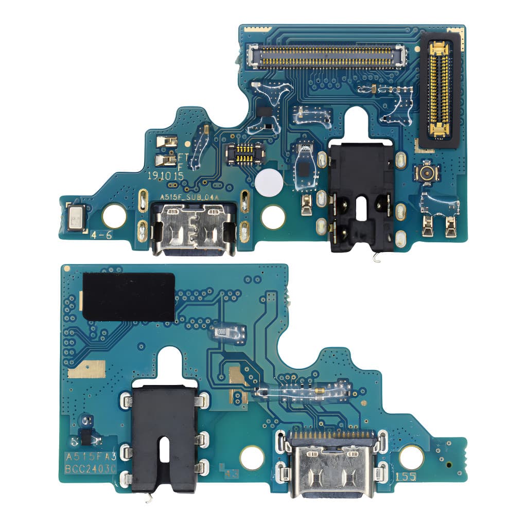 Placa Flex Dock Carga Conector Compatível Galaxy A51 A515 Turbo