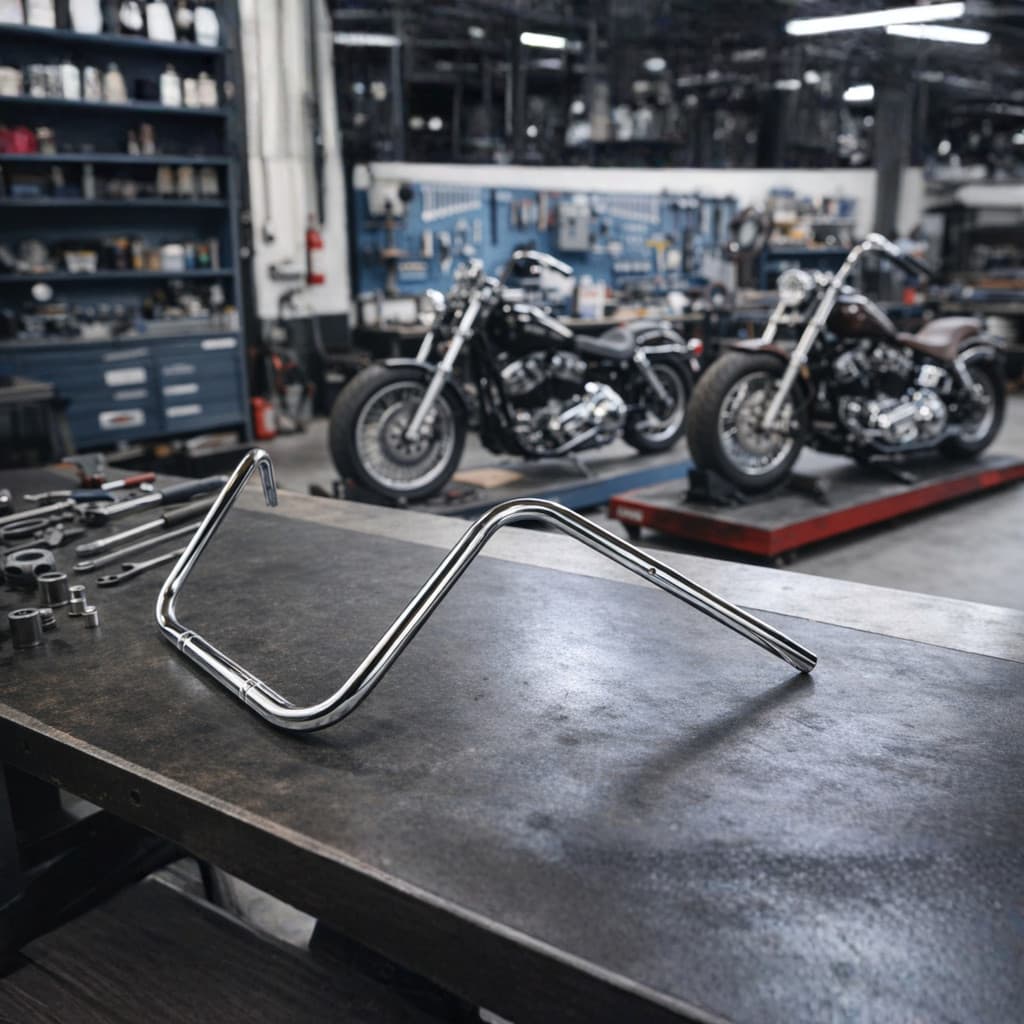 Guidão 30cm 7/8 Cromado Estilo Chopper Intruder 125 Yes 125 Vblade Kansas Mirage Virago