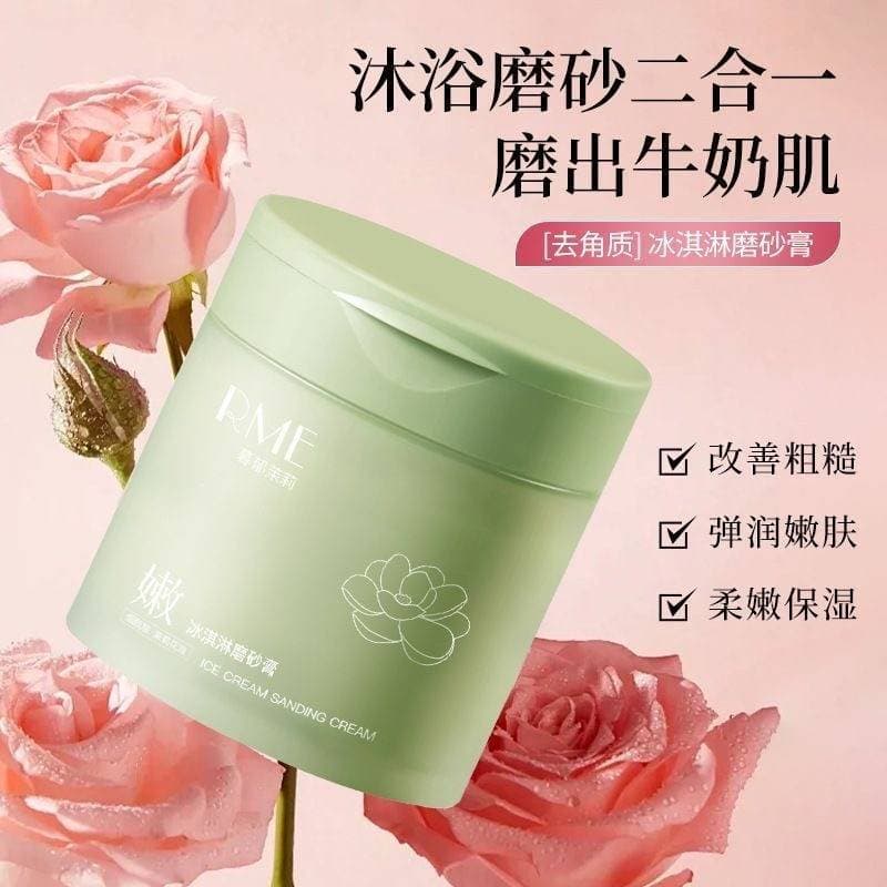 Sorvete esfoliante corporal esfoliante hidratante rejuvenescimento da pele não machuca a pele esfoliante de corpo inteir