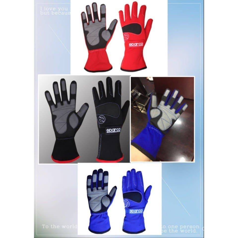 Luvas de Corrida SPARCO F1 para Kart e Motocicleta com Certificação FIA