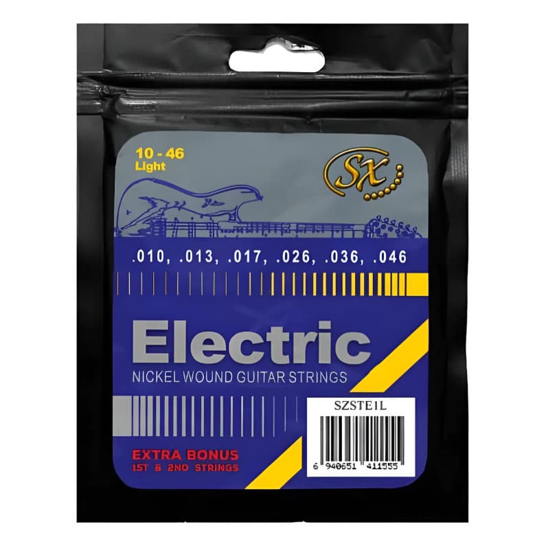 ENCORDOAMENTO P/ GUITARRA .010 LIGHT SX SZSTE1L