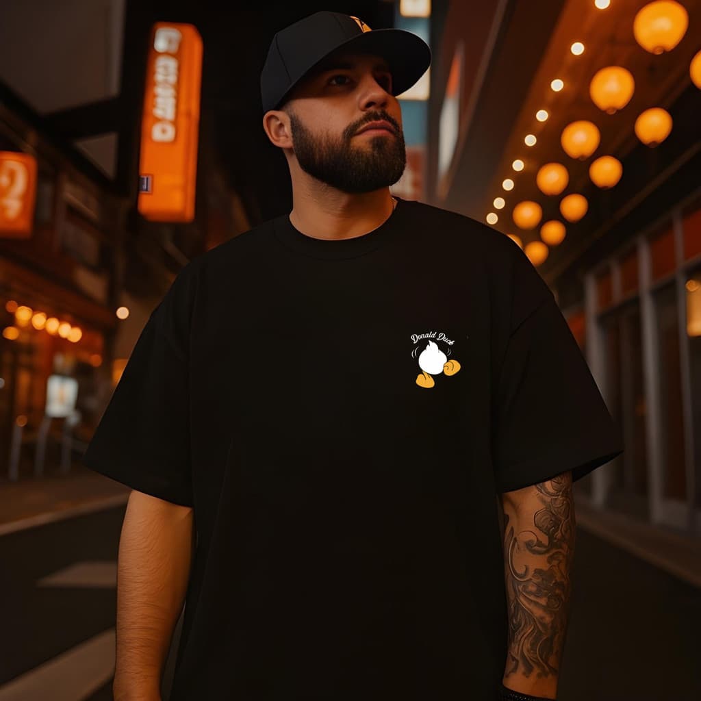 Camiseta Unissex Oversized Streetwear Pato camisa