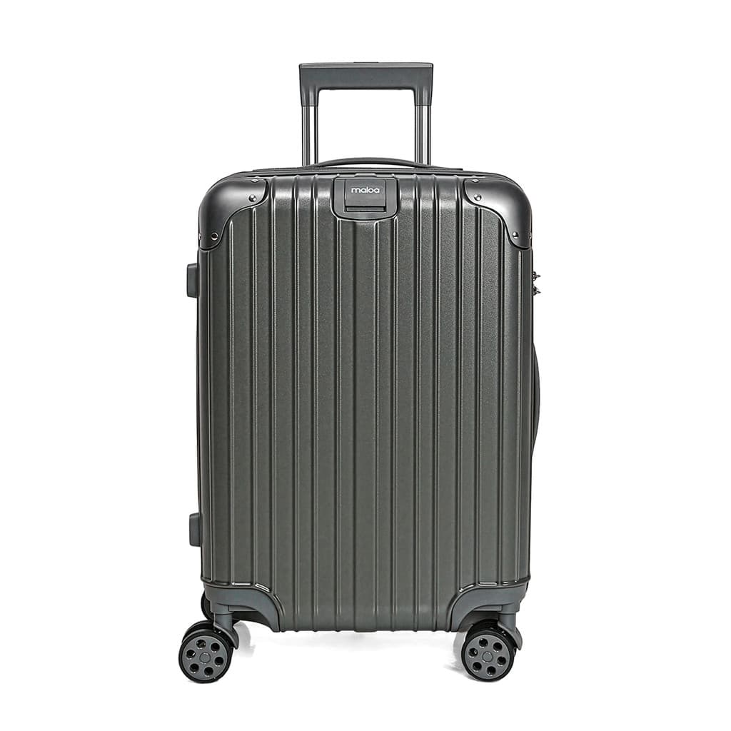 Mala de Viagem Média 23kg ABS Policarbonato com Expansor Brasil Maloa Chumbo