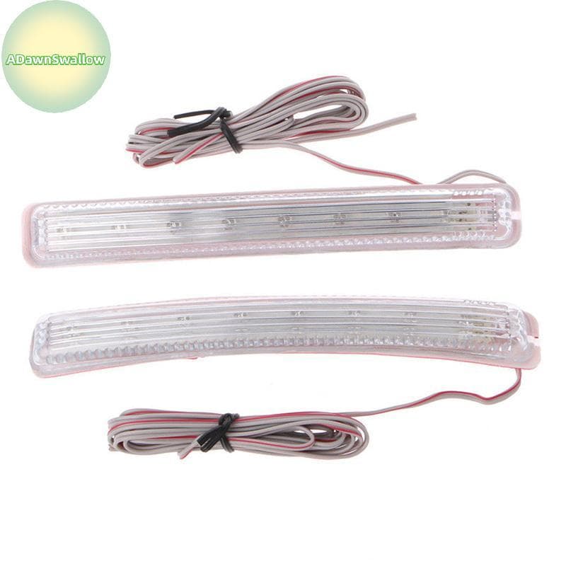 ADS 2 Unidades Universal Macio Âmbar 9 SMD12V LED Luz Indicadora Do Espelho Retrovisor Carro BR
