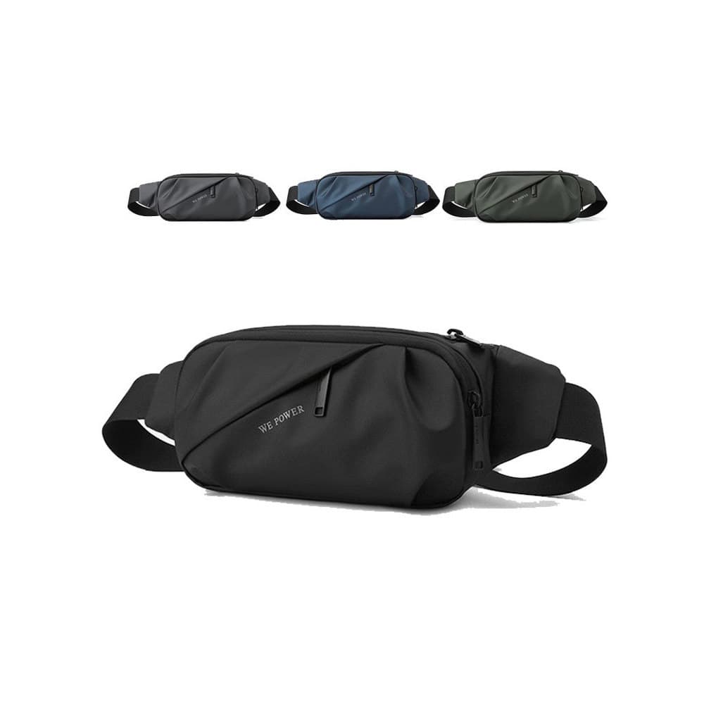 Dupla utilização Multi-camada zíper caixa registradora cintura saco masculino cintura grande versão coreana Oxford pano